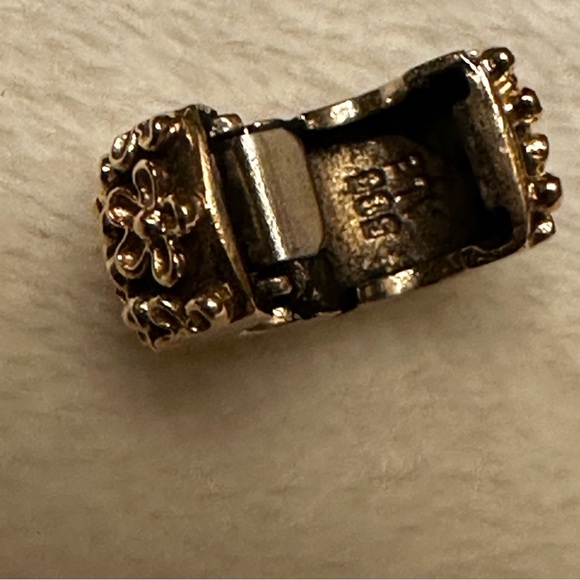 Pandora Gold Floral Charms – Clip – 925 ALE – Authentic - Picture 5 of 5
